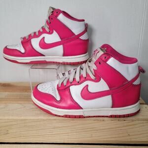 Nike Women's Dunk High Pink Prime Hi-Top Sneakers - Size 6